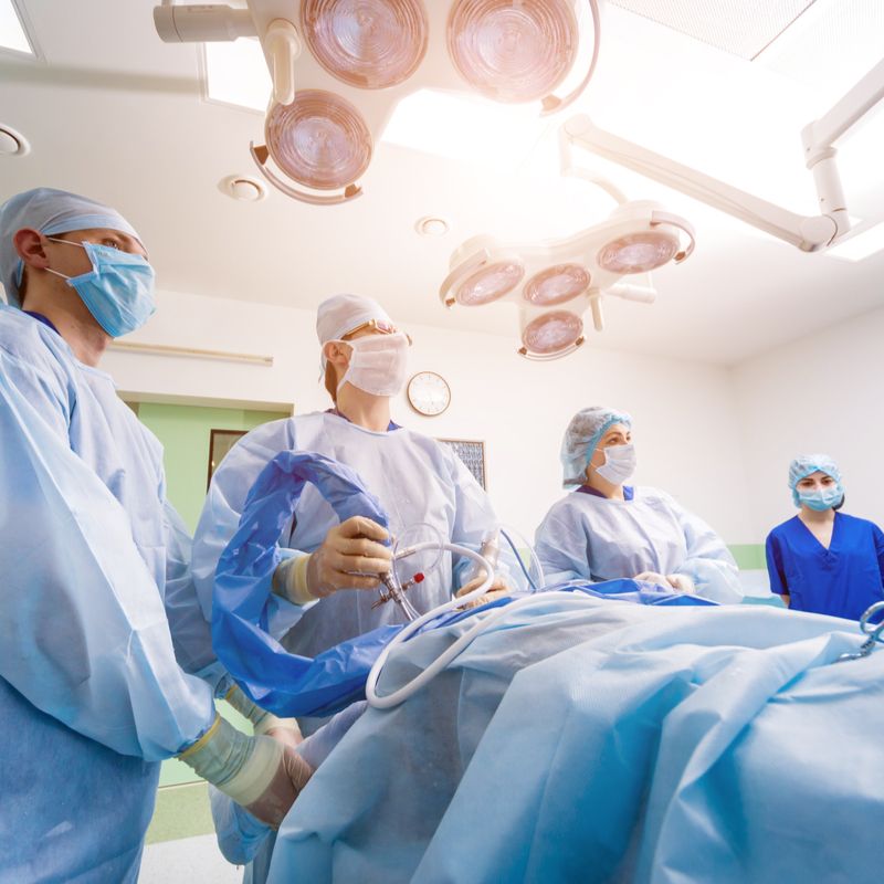 Hand to Shoulder team in the surgical suite